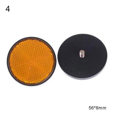 2 τμχ αντανακλαστικές λωρίδες καθολική ορθογώνια στρογγυλή μοτοσυκλέτα αυτοκινήτου ποδήλατο τροχόσπιτο φορτηγό βίδα σε ανακλαστήρα ασφαλείας για μοτοσικλέτα αυτοκινήτου