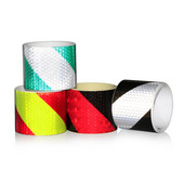 Αυτοκόλλητα ταινίας προειδοποίησης αυτοκινήτου 5cm*5m Αυτοκόλλητα ανακλαστήρας φωτός Προστατευτικά αυτοκόλλητα ανακλαστικό φιλμ Αξεσουάρ ταινίας σήμανσης αυτοκινήτου