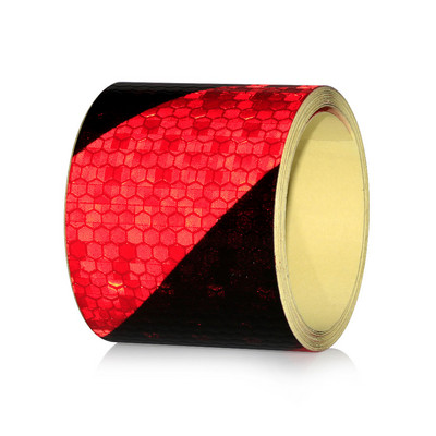 Αυτοκόλλητα ταινίας προειδοποίησης αυτοκινήτου 5cm*5m Αυτοκόλλητα ανακλαστήρας φωτός Προστατευτικά αυτοκόλλητα ανακλαστικό φιλμ Αξεσουάρ ταινίας σήμανσης αυτοκινήτου