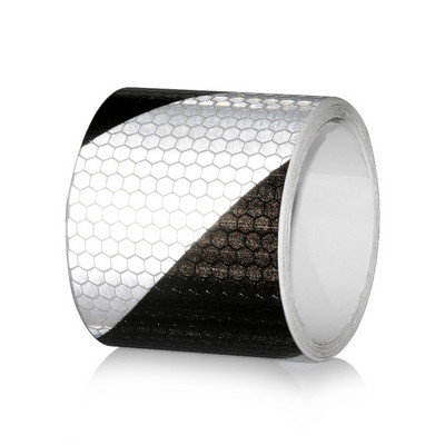 Αυτοκόλλητα ταινίας προειδοποίησης αυτοκινήτου 5cm*5m Αυτοκόλλητα ανακλαστήρας φωτός Προστατευτικά αυτοκόλλητα ανακλαστικό φιλμ Αξεσουάρ ταινίας σήμανσης αυτοκινήτου