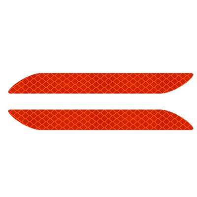 2 TK universaalne helkurkleebis, hoiatus Ohutuspasta, veekindel auto tagumine riba dekoratiivne kleebis #296078