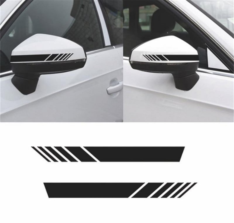 Автомобилно огледало за обратно виждане Декорация Стикер гирлянд за Audi Benz Volkswagen BMW Alfa Romeo Toyota UniverModification Аксесоари