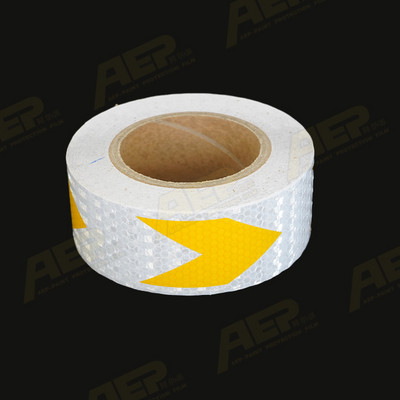 3m*5cm automobilska strelica rešetkasta reflektirajuća traka ukrasne trake Sigurnosna oznaka upozorenja Reflektirajuće naljepnice za vanjske dodatke automobila