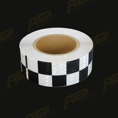 3m*5cm automobilska strelica rešetkasta reflektirajuća traka ukrasne trake Sigurnosna oznaka upozorenja Reflektirajuće naljepnice za vanjske dodatke automobila