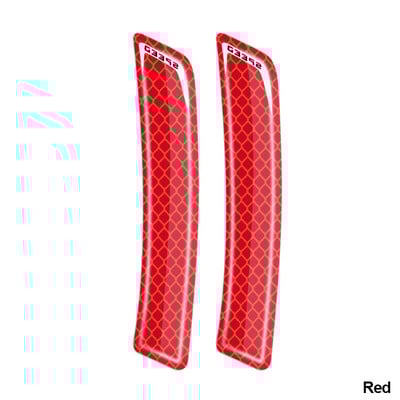 2Pcs Oznaka sigurnosne naljepnice upozorenja automobila Reflektirajuće naljepnice Traka Reflektirajuće trake Vanjski dodaci