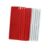 5 τμχ Ρυμουλκούμενο φορτηγού αυτοκινήτου Ορθογώνιο Πλαστικός ανακλαστικός ανακλαστήρας Ασφάλεια στο χώρο εργασίας Ασφάλεια Νυχτερινή ασφάλεια Προειδοποιητική πινακίδα Αυτοκόλλητο Πινακίδα ασφαλείας