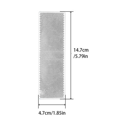 5 τμχ Ρυμουλκούμενο φορτηγού αυτοκινήτου Ορθογώνιο Πλαστικός ανακλαστικός ανακλαστήρας Ασφάλεια στο χώρο εργασίας Ασφάλεια Νυχτερινή ασφάλεια Προειδοποιητική πινακίδα Αυτοκόλλητο Πινακίδα ασφαλείας