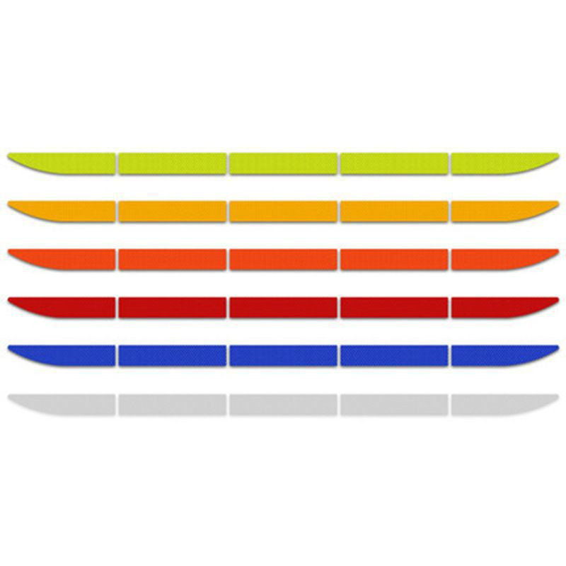 Αυτοκόλλητο Reflectante Car Reflector Προειδοποιητική ταινία ασφαλείας Προειδοποίηση κατά της σύγκρουσης Ανακλαστικό αυτοκόλλητο για εξωτερικά αξεσουάρ