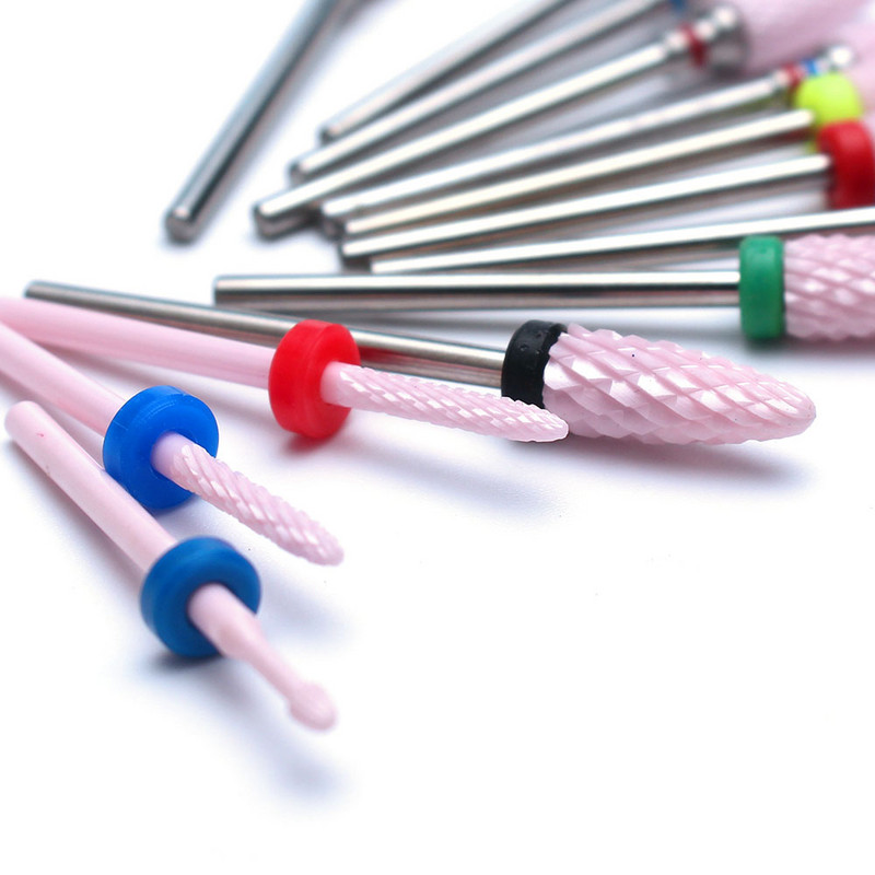 Vrh konusa za nokte Keramičke svrdla Glodala Rotirajuća električna manikura Poliranje Oprema za brušenje Pribor Alat