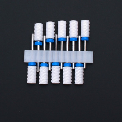 10 vnt Keraminių nagų grąžtų rinkinys Frezavimo pjaustytuvas elektriniam manikiūro antgaliui Flame Kukurūzų dildės pedikiūro mašinos poliravimo aksesuarai