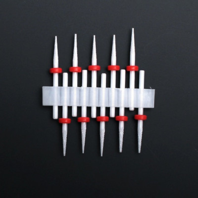 10 vnt Keraminių nagų grąžtų rinkinys Frezavimo pjaustytuvas elektriniam manikiūro antgaliui Flame Kukurūzų dildės pedikiūro mašinos poliravimo aksesuarai