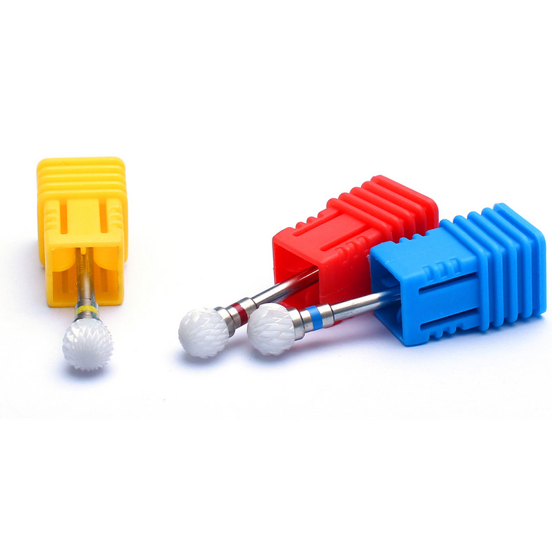 1 τμχ Φρέζες Κεραμικές λίμες τρυπανιού νυχιών για μανικιούρ Ηλεκτρικό μηχάνημα Επιδερμίδα Αφαίρεση Burr Gel Polish Tools Αξεσουάρ