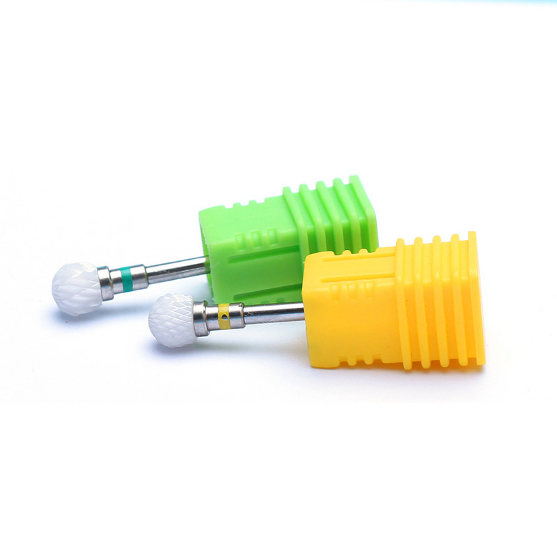 1 τμχ Φρέζες Κεραμικές λίμες τρυπανιού νυχιών για μανικιούρ Ηλεκτρικό μηχάνημα Επιδερμίδα Αφαίρεση Burr Gel Polish Tools Αξεσουάρ