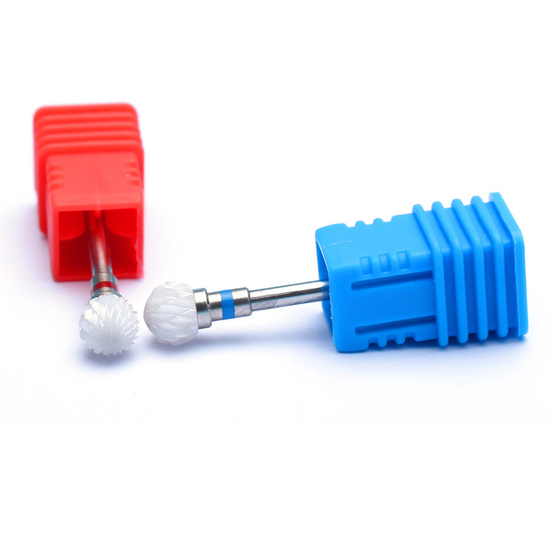 1 τμχ Φρέζες Κεραμικές λίμες τρυπανιού νυχιών για μανικιούρ Ηλεκτρικό μηχάνημα Επιδερμίδα Αφαίρεση Burr Gel Polish Tools Αξεσουάρ