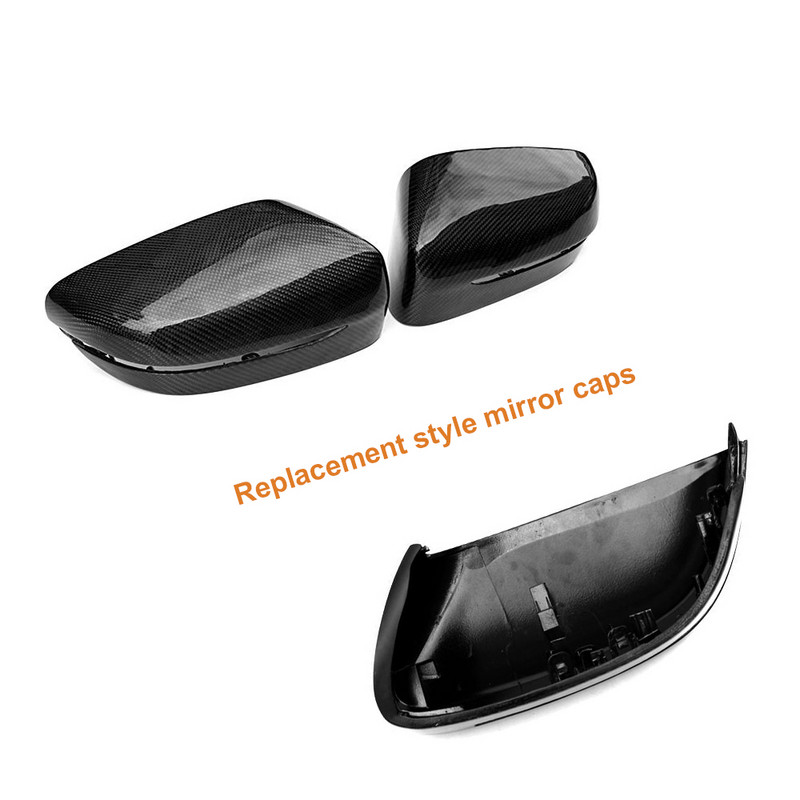Καπάκι κάλυμμα καθρέπτη αυτοκινήτου για BMW Σειρά 5 G30 G38 Σειρά 7 G11 G12 4 Door LHD 2017-2019 Αντικατάσταση κάλυμμα καθρέφτη Carbon / ABS
