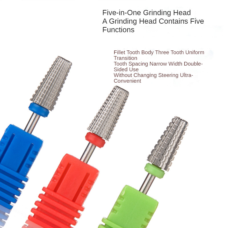 Konusna glodala od karbida i volframa za manikuru, skidanje gel laka za nokte Svrdla za električnu opremu Alati