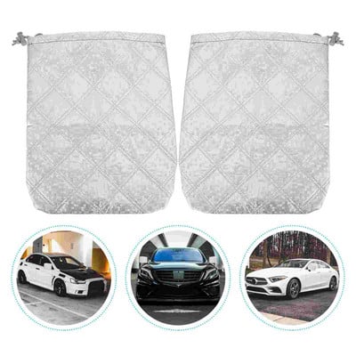 Tükörborítás Oldalsó Autóburkolatok Nézet Snow Auto Rearview Hátulsó Külső Védelem Fagyvédő Jéges Esőhüvelyek Megvastagodnak