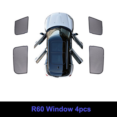 4x sjenilo za prozore automobila, vjetrobransko staklo, štitnik za štitnik od sunca, suncobran za Mini Cooper R60 F54 Clubman F55 F60 Countryman Dodaci