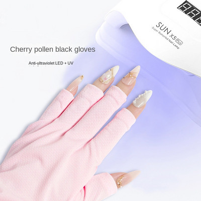 Nail Art Glove UV Protection Glove Anti UV Radiation Protection Gloves Protecter For Nail Art Gel UV LED Lamp Tool Tool
