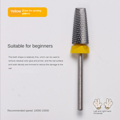 2 kom/lot glodala od volframa za manikuru, 5 u 1 svrdla za ukriženo skidanje gel laka za nokte