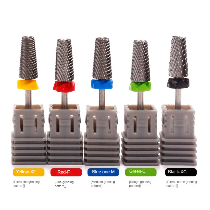 2 kom/lot glodala od volframa za manikuru, 5 u 1 svrdla za ukriženo skidanje gel laka za nokte