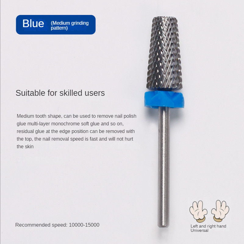 2 kom/lot glodala od volframa za manikuru, 5 u 1 svrdla za ukriženo skidanje gel laka za nokte
