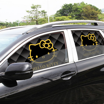 1 ΤΕΜ. Κουρτίνα παραθύρου αυτοκινήτου Kitty Cat Sunshade Magnetic Side Sun Shade Curtain Universal Side Sunshade Sunshade Auto Accessories