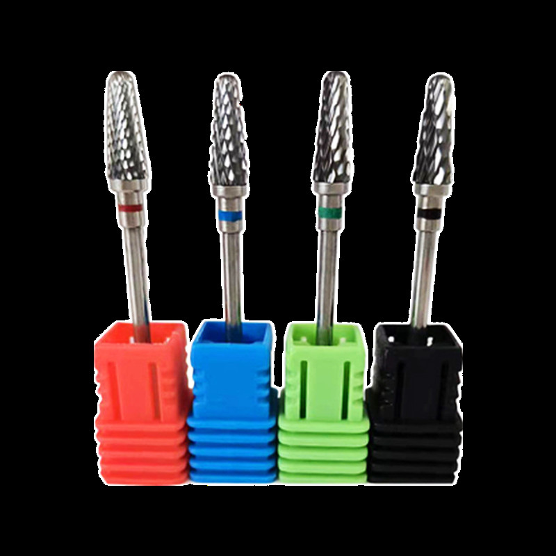 4 kom/set Glodala od volframovog čelika za manikuru, skidanje gel laka za nokte Svrdla za električnu opremu Alati