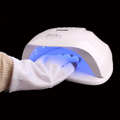 Горещи 1 чифт нокти UV радиация Защита на ръцете Ръкавица Protect Nails Art Инструменти LED лампа Сушилня за нокти Светлина Инструмент за маникюр