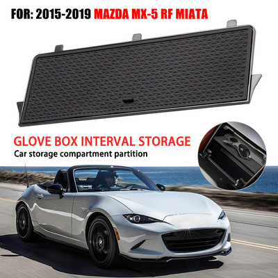 Organizator središnje konzole automobila Pretinac za rukavice za Mazdu Mx-5 Rf Miata 2019 Organizatori Abs plastični pretinac za rukavice Auto pribor