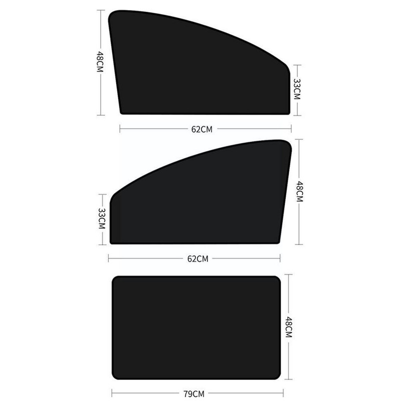 Umbrelă de soare magnetică pentru mașină pentru fereastră de protecție solară și husă de pânză termică Umbrelă de soare de vară Film de protecție Izolație fereastră laterală W2L6