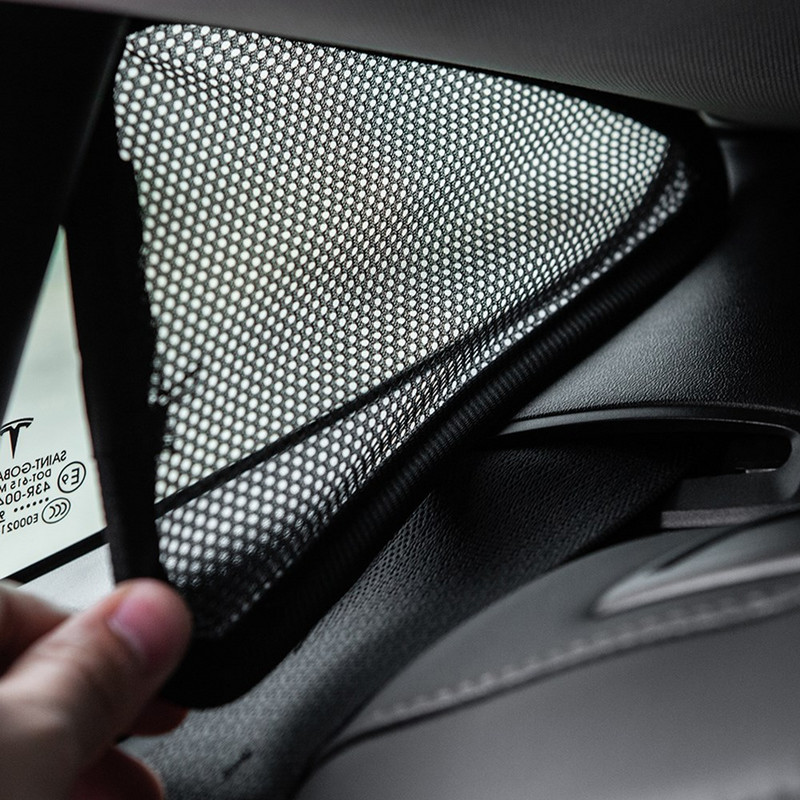 Model3 Automobilio lango skėtis nuo saulės, skirtas Tesla Model 3 Skėčio priedai nuo saulės Trikampis skydas nuo saulės Linijiniai atspalviai Protector Model Three