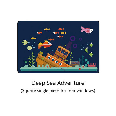 1 ΤΕΜ. Universal Car Sun Shade Κάλυμμα προσωπίδας παρμπρίζ Κουρτίνα Μαγνητικό Cartoon Proof Πλαϊνό Παράθυρο Κάλυμμα Sunshade UV Protect 80*50CM