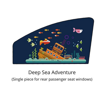 1 ΤΕΜ. Universal Car Sun Shade Κάλυμμα προσωπίδας παρμπρίζ Κουρτίνα Μαγνητικό Cartoon Proof Πλαϊνό Παράθυρο Κάλυμμα Sunshade UV Protect 80*50CM