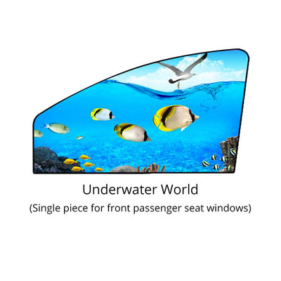 1 ΤΕΜ. Universal Car Sun Shade Κάλυμμα προσωπίδας παρμπρίζ Κουρτίνα Μαγνητικό Cartoon Proof Πλαϊνό Παράθυρο Κάλυμμα Sunshade UV Protect 80*50CM