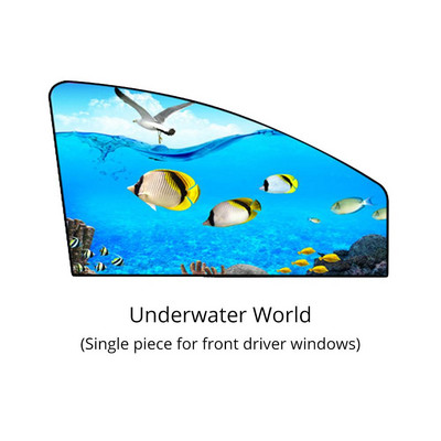 1 ΤΕΜ. Universal Car Sun Shade Κάλυμμα προσωπίδας παρμπρίζ Κουρτίνα Μαγνητικό Cartoon Proof Πλαϊνό Παράθυρο Κάλυμμα Sunshade UV Protect 80*50CM
