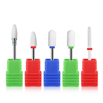 5 tk frees maniküüri komplekti jaoks Keraamiline elektriline puur, maniküür, küünepuurid, geel-laki eemaldamise tööriist