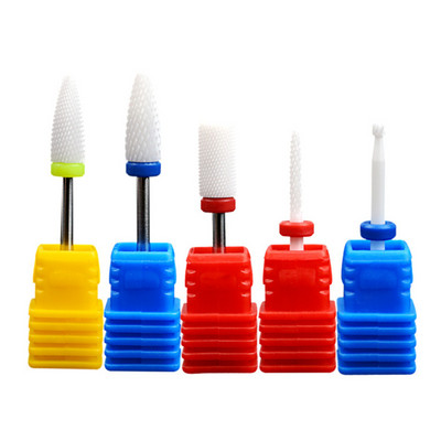 5 tk frees maniküüri komplekti jaoks Keraamiline elektriline puur, maniküür, küünepuurid, geel-laki eemaldamise tööriist