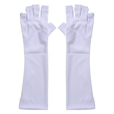 1 pora Nail Art Glove UV apsauga Profesionalios UV gelio spinduliuotės pirštinės Nagų džiovintuvas Led lempa Apsaugos manikiūro įrankiai