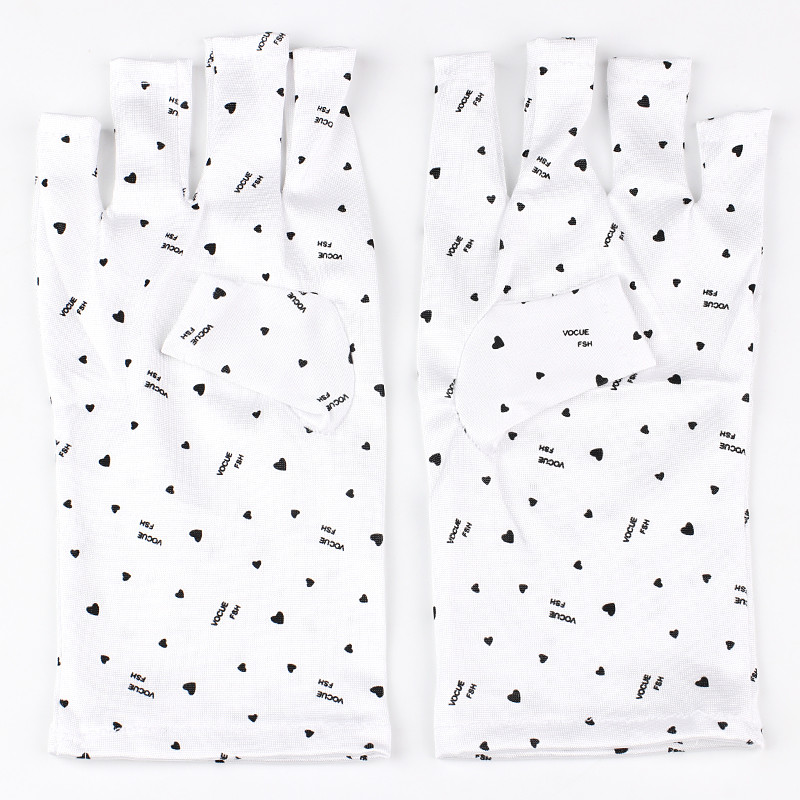 1 pora nuo UV spindulių apsaugančios pirštinės Nagų dailės pirštinės Led lempa apsaugo ranką nuo juodos spinduliuotės atsparios pirštinės Manikiūro nagų dailės įrankiai