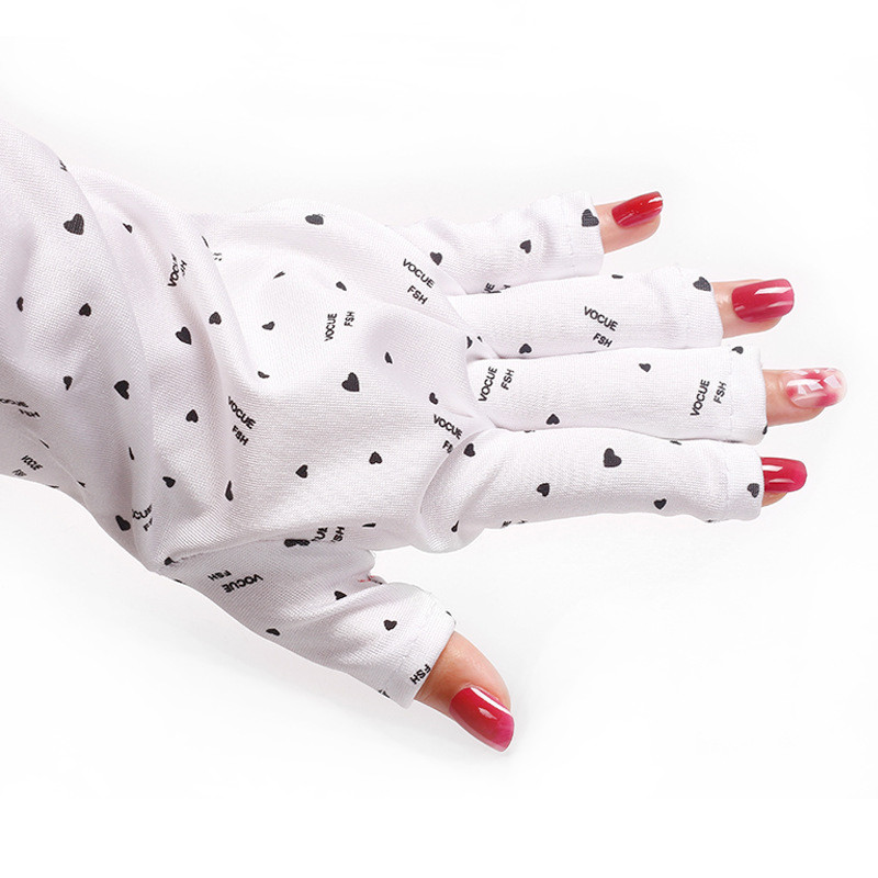 1 pora nuo UV spindulių apsaugančios pirštinės Nagų dailės pirštinės Led lempa apsaugo ranką nuo juodos spinduliuotės atsparios pirštinės Manikiūro nagų dailės įrankiai