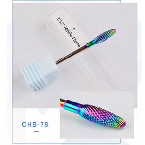 5 db/tétel Rainbow Tungsten Steel maró manikűr eltávolító gél lakk sorja körömfúró készlet