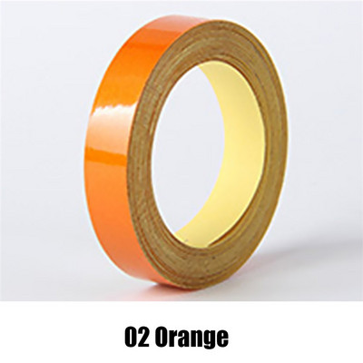 5/8m Φωτεινή ανακλαστική αυτοκόλλητη αυτοκόλλητη ταινία 5/8m Ανακλαστική ταινία Φωτεινή ασφάλεια αυτοκινήτου Ποδηλασία αυτοκινήτου DIY Reflector Tape