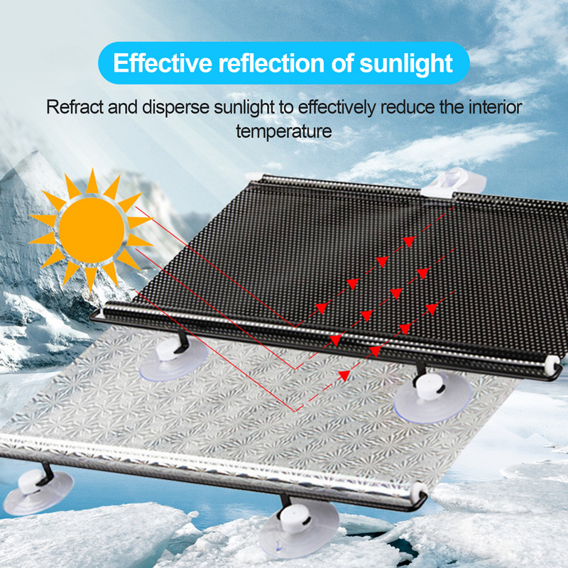 Autós napellenző függöny hátsó oldalablak első/hátsó szélvédő napellenző villogó fekete borítás tapadókorong Univerzális autók tartozékok