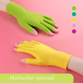 Nail Art Gloves Προστασία UV Glove Anti UV Radiation Protection Gloves Protecter For Nail Art Gel UV LED Lamp Dryer Light Εργαλείο