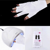 2kom Rukavice za zaštitu od UV zraka Led svjetiljka Zaštitne rukavice otporne na zračenje Rukavice za UV lampu Sušilica za nokte Alati za manikuru