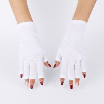 2 τμχ Anti Nails Γάντια Προστασίας από την UV ακτινοβολία Led Lamp Proof Glove Protecter Hands For UV Light Lamp dryer Manicure Nail Tools