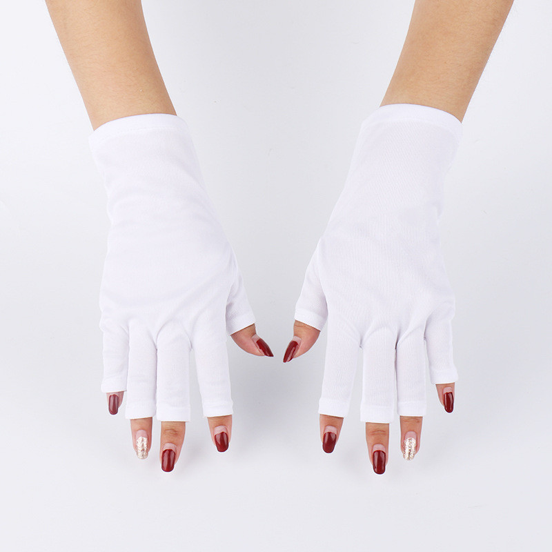 2kom Rukavice za zaštitu od UV zraka Led svjetiljka Zaštitne rukavice otporne na zračenje Rukavice za UV lampu Sušilica za nokte Alati za manikuru