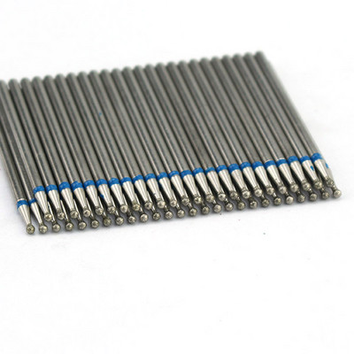 50 τμχ Diamond Nail Drill Cuticle Clean Bit Σετ φρεζαρίσματος για μανικιούρ Ηλεκτρικό κόφτη Αξεσουάρ Αφαίρεση νεκρού δέρματος