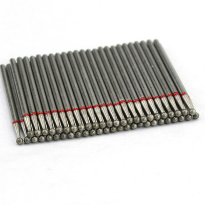 50 τμχ Diamond Nail Drill Cuticle Clean Bit Σετ φρεζαρίσματος για μανικιούρ Ηλεκτρικό κόφτη Αξεσουάρ Αφαίρεση νεκρού δέρματος